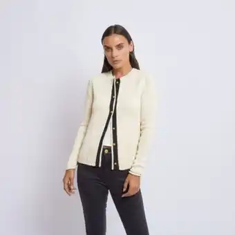 Fina Perú Cardigan chanell crema oferta
