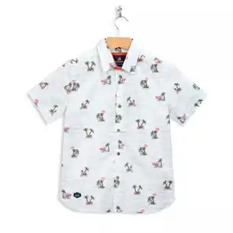 Gzuck Camisa popelina estamp. kolx kids m/corta oferta
