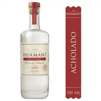 Vivanda Pisco huamaní acholado botella 700ml oferta