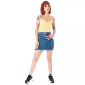 Gzuck Falda 3/4 denim ring marssy oferta