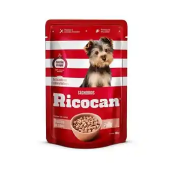 Tottus Troc en salsa con pollo cachorro ricocan dpx100g oferta
