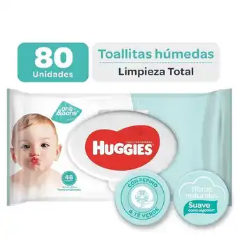 Metro Toallitas húmedas huggies one & done refreshing 80un oferta
