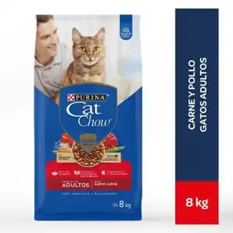 Maestro Alim gato cat chow adulto hierro carne bol x 8kg oferta