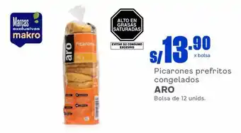Makro Picarones Prefritos Congelados ARO bolsa x 12 unids oferta