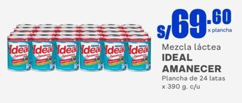 Makro Mezcla Láctea IDEAL Amanecer Plancha de 24 latas x 390g oferta