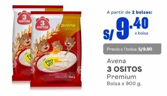 Makro Avena 3 OSITOS Premium bolsa x 900g oferta