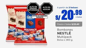 Makro Bombones NESTLÉ Multipack bolsa x 360g oferta