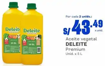Makro Deleite Aceite Vegetal Premium 5L oferta
