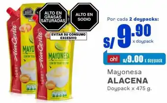 Makro Alacena Mayonesa Doypack 475g oferta
