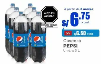Makro Pepsi Gaseosa 3L oferta