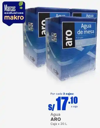 Makro Aro Agua Caja 20L oferta