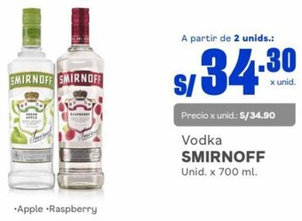 Makro Smirnoff Vodka 700ml oferta
