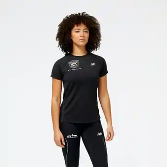 New Balance United airlines nyc half impact run short sleeve women oferta