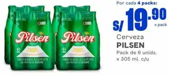 Makro Pilsen Cerveza Pack de 6 Unids x 305ml oferta