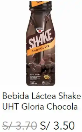Tambo Bebida Láctea Shake UHT Gloria Chocola oferta