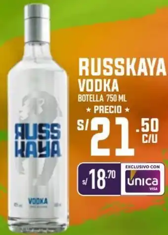Vega Russkaya Vodka 750ml oferta