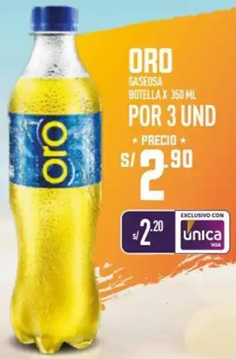 Vega Oro Gaseosa Botella 350ml oferta