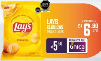 Vega Lays Clásicas Bolsa 160g oferta
