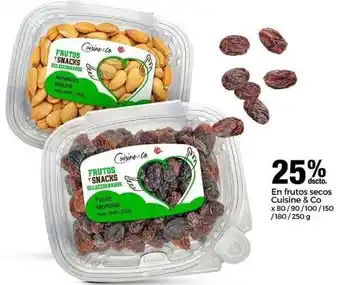 Metro En Frutos Secos Cuisine & Co 80/90/100/150/180/250g oferta
