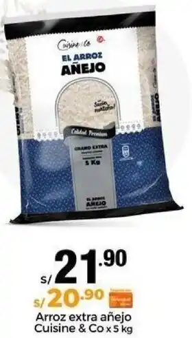 Metro Arroz Extra Añejo Cuisine & Co 5kg oferta