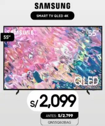 La Curacao Samsung Smart TV QLED 4K 55" oferta