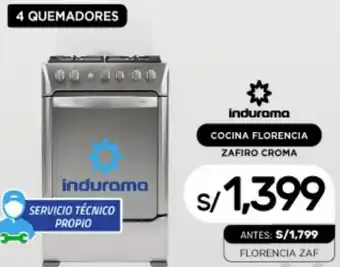 La Curacao Indurama Cocina Florencia oferta