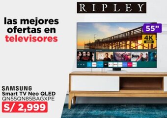 Ripley Samsung Smart TV Neo Qled 55" oferta