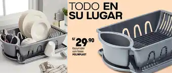 Plaza Vea Escurridor con Base POLINPLAST oferta