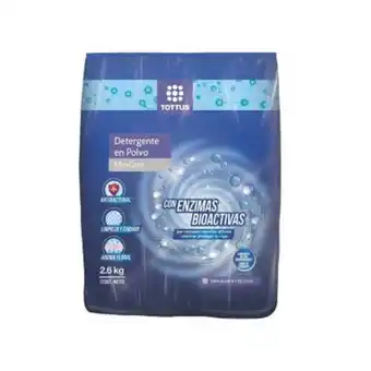 Tottus Detergente polvo maxcare tottus x 2.6 kg oferta