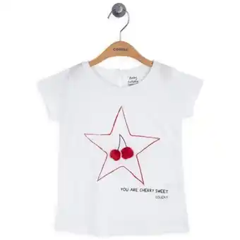 Platanitos Colloky polo manga corta estampado estrella cereza poje88 oferta
