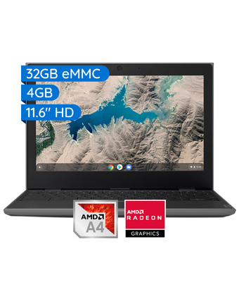 Tiendas EFE Chromebook lenovo 11.6"; hd amd a4 32gb emmc 4gb 82cd0007pd oferta