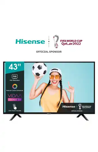 Tiendas EFE Tv hisense 43"; led full hd smart tv 43a4gsv oferta