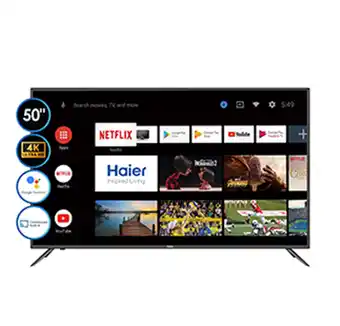 Tiendas EFE Tv haier d-led ultra hd 4k smart tv 50"; le50k6500dug oferta