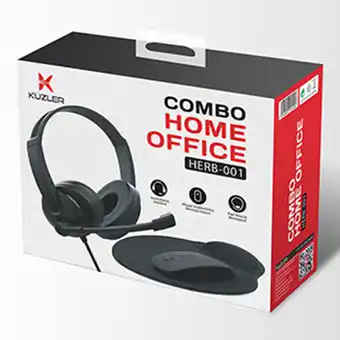 Tiendas EFE Kit home office kuzler: audífonos + mouse + mousepad oferta