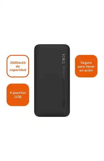 Tiendas EFE Xiaomi redmi power bank 20000mah 18w - negro oferta