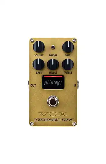 Tiendas EFE Pedal analógico - vox - copperhead drive - ve-cd - amarillo oferta