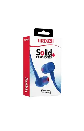 Tiendas EFE Audífonos maxell sin-8 solid okinawa con micrófono - azul oferta
