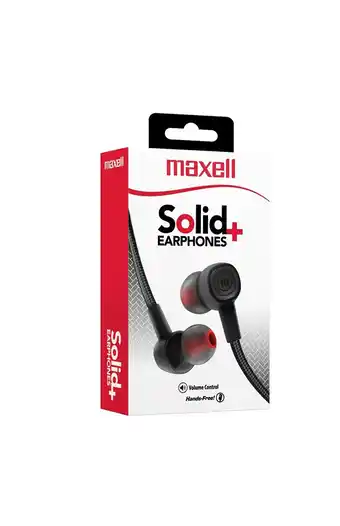 Tiendas EFE Audífonos maxell sin-8 solid tokyo con micrófono - negro oferta