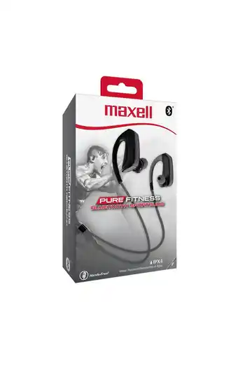 Tiendas EFE Audífonos bt deportivos maxell eb-btfit pure earhook - negro oferta