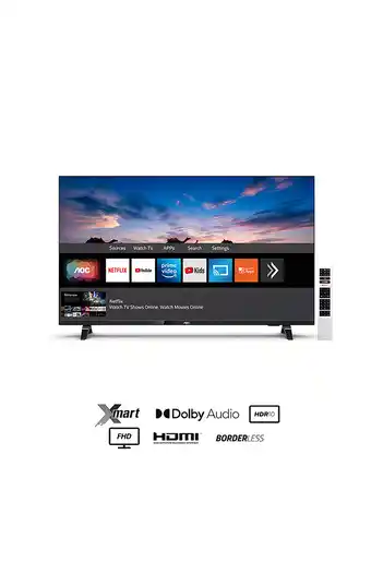 Tiendas EFE Tv aoc 43"; full hd smart tv borderless 43s5305 oferta