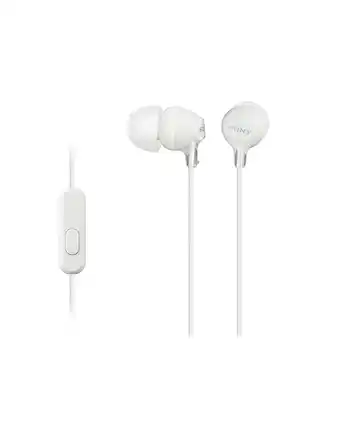 Tiendas EFE Audífonos sony in-ear mdr-ex15apwzuc - blanco oferta