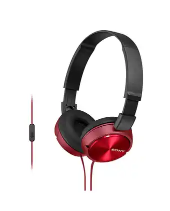 Tiendas EFE Audífonos sony mdr-zx310 on ear - rojo oferta