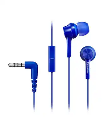 Tiendas EFE Audífonos panasonic de inserción rp-tcm115e - azul oferta