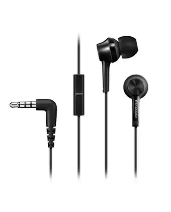 Tiendas EFE Audífonos panasonic de inserción rp-tcm115e - negro oferta
