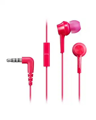 Tiendas EFE Audífonos panasonic de inserción rp-tcm115e rosado oferta