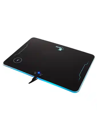 Tiendas EFE Mousepad rigida con cargador inal y rgb oferta