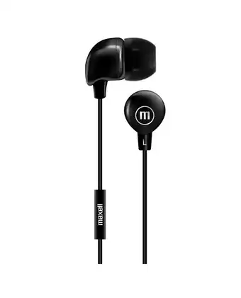 Tiendas EFE Audífonos maxell in-bax con micrófono - negro oferta
