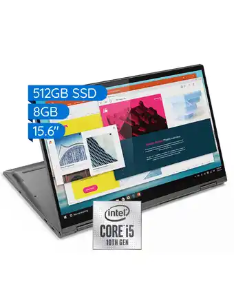 Tiendas EFE Laptop lenovo 2 en 1 yoga c740 intel core i5 15.6"; 8gb 512gb oferta