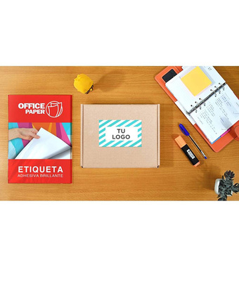 Tiendas EFE Etiqueta office paper brillante 180g por 100 hojas a4 oferta