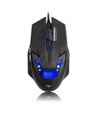 Tiendas EFE Mouse micronics gamer usb therodactil m815k oferta